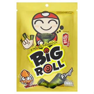 เถ้าแก่น้อยบิ๊กโรลฟิงเกอร์รสหมึกย่าง9ก FINGER TAOKAENOI BIGROLLSQUID 9 G.