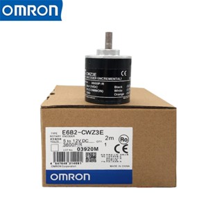 เส้นผ่านศูนย์กลาง 40 มม. เอ็นโค้ดเดอร์โรตารี่ E6B2-CWZ3E เอาท์พุทแรงดันไฟฟ้า 5-12 VDC 10P R-2000P R 0.5 ม.