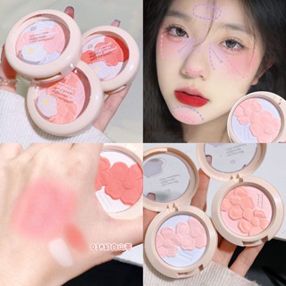 Xixi Cheek Rouge บลัชออนแป้งอัดแข็ง สําหรับแต่งหน้า