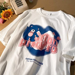 SALABO(พร้อมส่ง)⭐️50ลาย⭐️รวม เสื้อแขนสั้น Oversize เสื้อคอกลมแขนสั้น พื้นขาวสกรีนลายน่ารักๆ เท่ๆ🍪 #C009