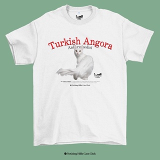 เสื้อยืดลาย TURKISH ANGORA (เทอร์คิชแองโกรา) Classic Cotton Unisex by 【Nothing Hills】_01