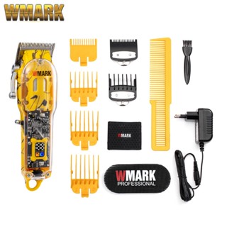 Wmark ปัตตาเลี่ยนไฟฟ้า หัวน้ํามัน แบบชาร์จไฟ สําหรับร้านทําผม 2023 NG-411