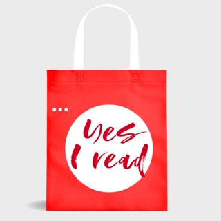 YIR-Yes, I Read1 Spunbond Bag/Re-33Wx40Hx10B Cm.