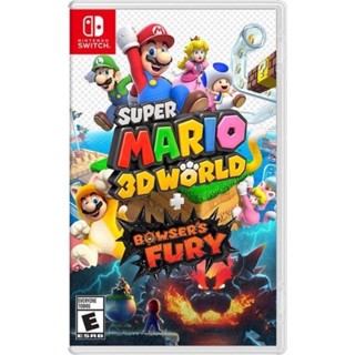 มือ1 พร้อมส่ง Super Mario 3D World + Bowsers Fury เกม nintendo switch ใหม่ 2023 nsw