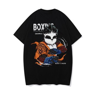 Kids Short Sleeve T Shirt Cartoon Panda Print Kids Shirt Loose Baby Boys Girls Clothes Kids Shirts_07