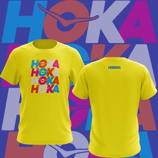 เสื้อยืดแขนสั้น พิมพ์ลาย HOKA ONE COLORWAY RUNNING OUTDOOR