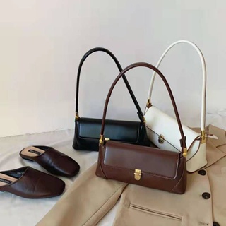 SENSES// New Bags Trendy Versatile Handbag Baguette Bag Fashion Shoulder Underarm Bag Shoulder Bag 6cDW