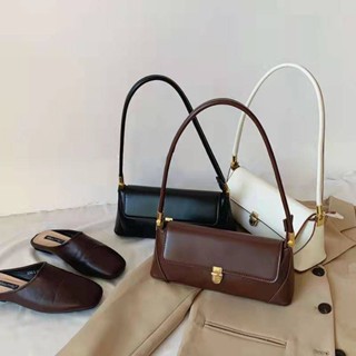 SENSES// New Bags Trendy Versatile Handbag Baguette Bag Fashion Shoulder Underarm Bag Shoulder Bag 6cDW