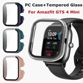 เคส พร้อม ฟิล์ม ในตัว Amazfit GTS 4 mini Case Glass Film เคสกันกระแทก พร้อม ฟิล์มกันรอย