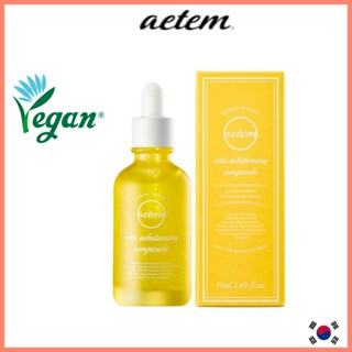 [aetem] Vita whitening Ampoule ไวท์เทนนิ่งแอมพูล 50 มล. vitaminc serum ไวท์เทนนิ่ง เซรั่มผิวขาว ลดจุดด่างดำ เซรั่มเข้มข้นที่ช่วยปรับโทนสีผิวหน้าให้ขาวขึ้น