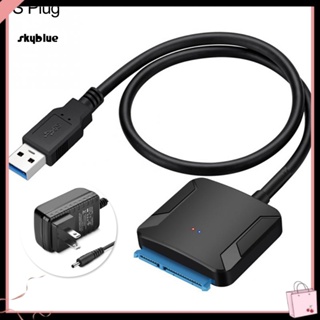 [Sy] Uasp SATA to USB3.0 อะแดปเตอร์แปลงสายเคเบิ้ล สําหรับฮาร์ดดิสก์ 2.5/3.5 นิ้ว HDD SSD