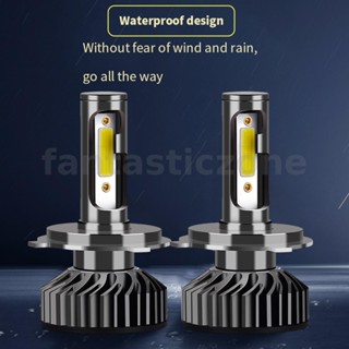 หลอดไฟตัดหมอก LED H1 H4 H7 H11 9005 9006 COB สีขาวสว่าง สําหรับรถยนต์