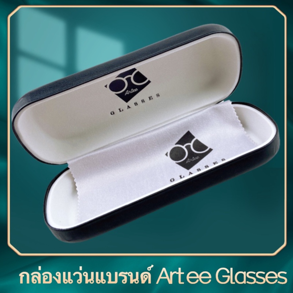 ซื้อ 💥กล่องแว่นตาเหล็ก💥แถมผ้าเช็ดเลนส์ กล่องแว่นลายไม้ กล่องแว่น BOX