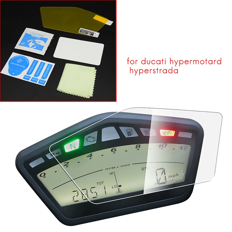 Scratch ป้องกันฟิล์ม Dash Board ป้องกันหน้าจอสําหรับ DUCATI HYPERMOTARD821 HYPERMOTARD939 SP HYPERST