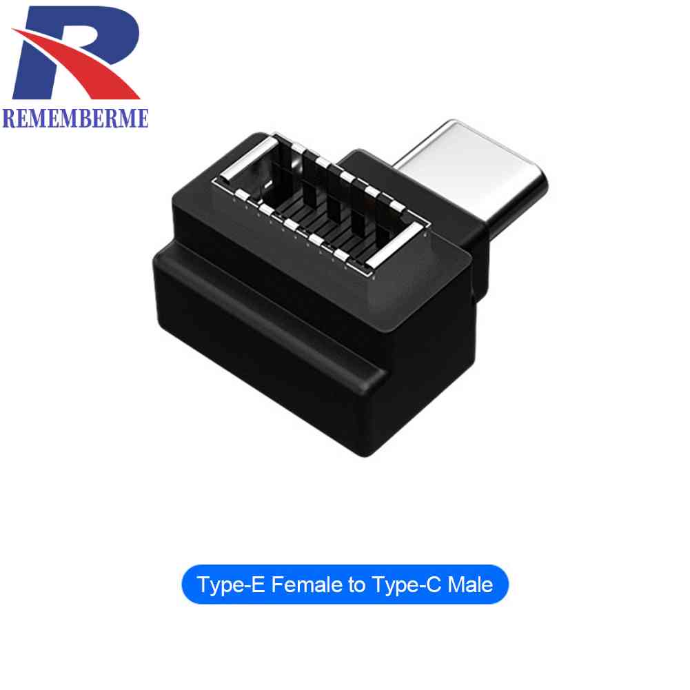 อะแดปเตอร์เชื่อมต่อเมนบอร์ด Type E เป็น Type C USB สําหรับคอมพิวเตอร์ตั้งโต๊ะ PC