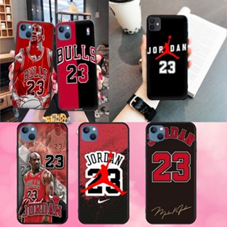 เคสโทรศัพท์มือถือแบบนิ่ม ลายกระทิง jordan 23 สีดํา สําหรับ iPhone 5 5s SE 6 6s 6Plus 6sPlus 7 8 7Plus 8Plus X XS XR XS Max