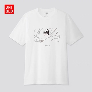 aaUniqlo (Ut) เสื้อยืดแขนสั้น พิมพ์ลายตัวอักษร Shinkai Makoto Your Name สําหรับผู้ชายaa_12