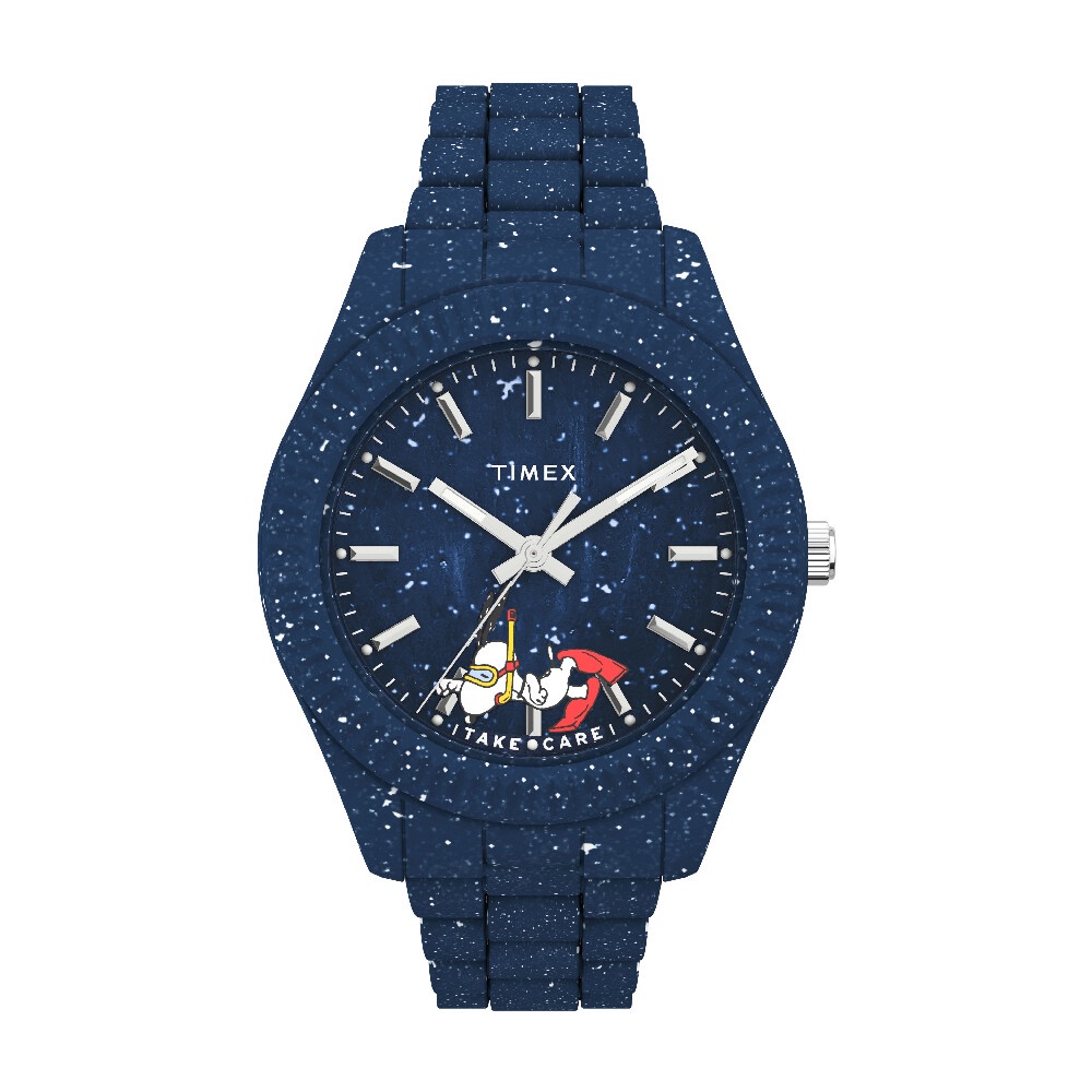 Timex TW2V53300 TREND LEGACY นาฬิกาข้อมือผู้ชาย สีน้ำเงิน หน้าปัด 41 มม.