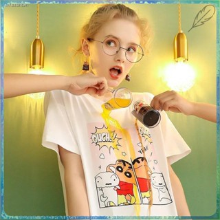 Spot Product T-Shirt Crayon Shin-Chan Cotton Pencil Shinchan Loose Korean Short Sleeve Female 2022 New_12