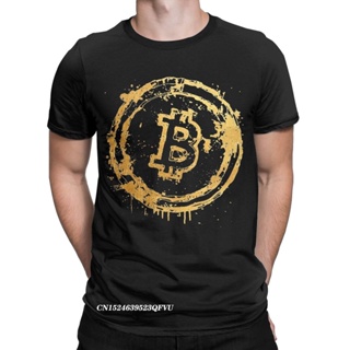 เสื้อยีด เสื้อเชิ้ตท็อปทอง Bitcoin เสื้อยืด Grappige สกุลเงินดิจิตอล Bitcoin คริปโตเคอเรนซี่ Btc บล็อกเชน Geek Tees_05