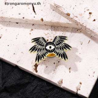 Strongaromonyu เข็มกลัดเคลือบ ลาย Eye of Horus Seraph Wings สําหรับกระเป๋าเป้สะพายหลัง คอปกเสื้อ DIY TH