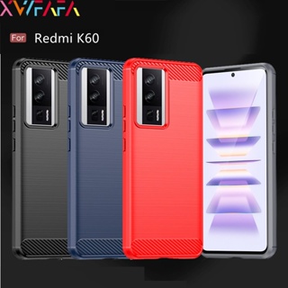 เคสโทรศัพท์คาร์บอนไฟเบอร์ แบบนิ่ม สําหรับ Redmi K60 K60Pro K50 K50Pro K40 K40S K40Pro K30 K20 Pro