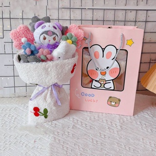 SANRIO ใหม่ ตุ๊กตาช่อดอกไม้ ซานริโอ้ เมโลดี้ น่ารัก ของขวัญวันเกิด วันวาเลนไทน์ สําหรับเด็กผู้หญิง