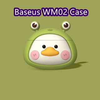 【Case Home】เคสหูฟัง แบบนิ่ม ลายการ์ตูน สําหรับ Baseus WM02