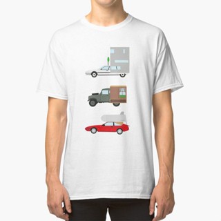 เสื้อยืด พิมพ์ลาย The Caravan Challenge T - James May Gear Ric Hammond The Grand Tour Cars Car Ti สไตล์คลาสสิก สําหรับผู