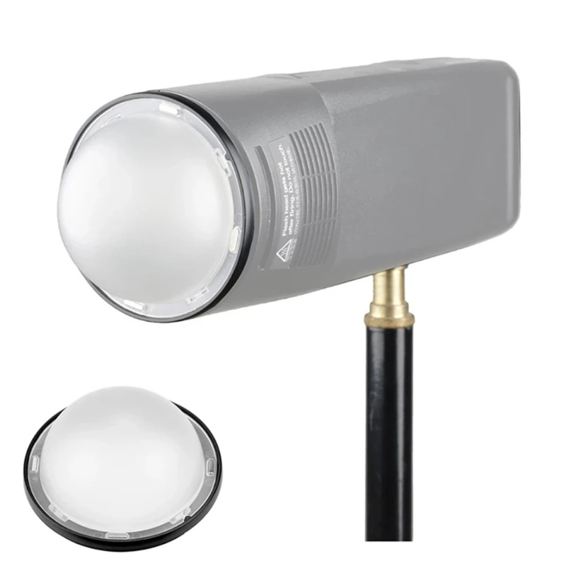 Camp AK-R11 Dome Diffuser สําหรับ Godox V1 แฟลชหัวกลม AD200 AD200Pro