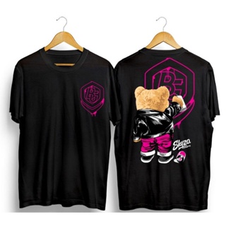 T-shirt Baju kaos kaos Skyzo Bear Graffiti kaos Original Teddy Bear Black_02