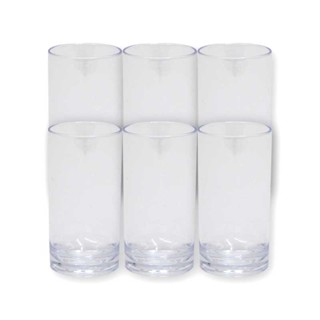 ไพโอเนีย 6 แพ็ค แก้วน้ำพลาสติกทรงสูง ใบPIONEERPoly CarbonateTumbler x6 Pcs