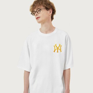 Mbl เสื้อยืดแขนสั้น ผ้าฝ้าย พิมพ์ลาย New York สําหรับผู้ชาย และผู้หญิง การพิมพ์_1