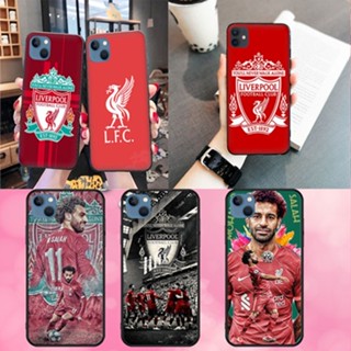 เคสโทรศัพท์มือถือแบบนิ่ม ลายสโมสรฟุตบอล Liverpool สีดํา สําหรับ iPhone 5 5s SE 6 6s 6Plus 6sPlus 7 8 7Plus 8Plus X XS XR XS Max