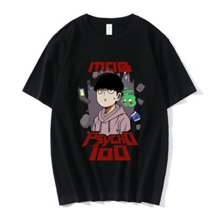 Dffh 【พร้อมส่ง】เสื้อยืดลําลอง แขนสั้น พิมพ์ลายกราฟฟิคอนิเมะ Mob Psycho 100 สไตล์ฮาราจูกุ สตรีท โอเวอร์ไซซ์ สําหรับผ_08