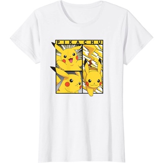 Pokemon Pikachu T-Shirt Mens avant-garde cotton sports and leisure short-sleeved round neck T-shirt_07