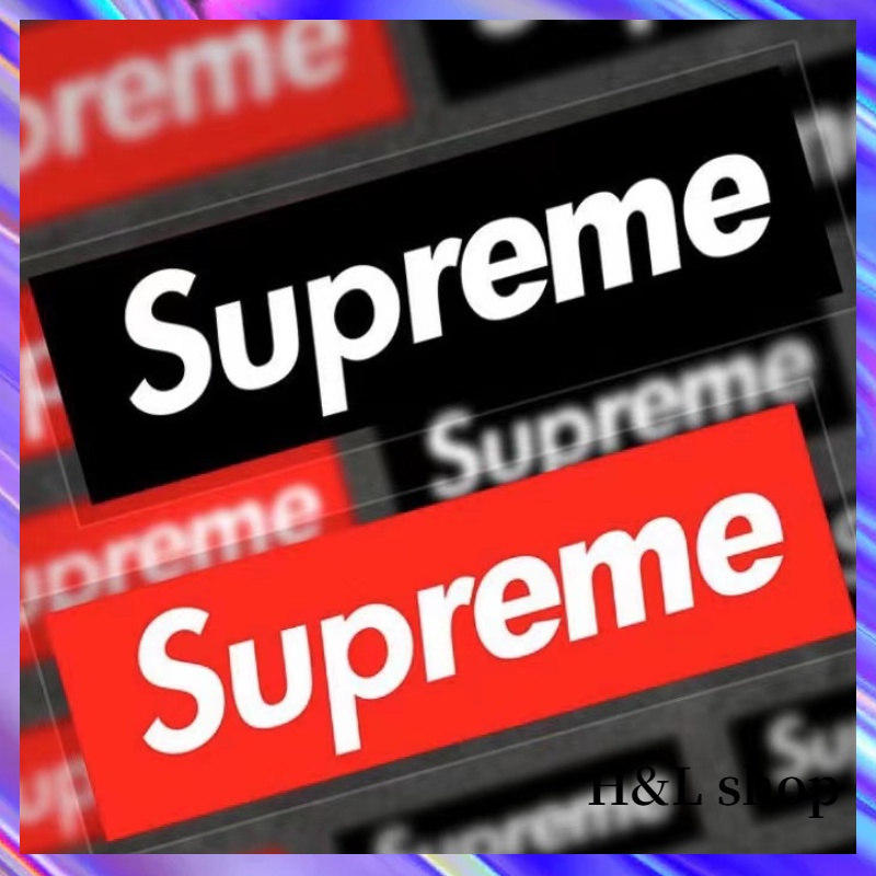 สติกเกอร์ ลายการ์ตูน Supreme สําหรับติดตกแต่งหมวกกันน็อค รถจักรยานยนต์