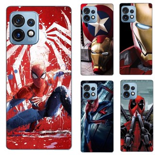 เคสโทรศัพท์ซิลิโคน TPU แบบนิ่ม ลายซุปเปอร์ฮีโร่ Marvel สําหรับ Motorola Moto X40 Pro