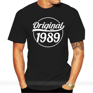 Men Original 1989 t shirt Character Short Sleeve Basic Solid Loose Humor summer Formal shirt_03