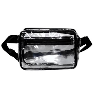 Fanny Packs สําหรับผู้หญิง ผู้ชาย เข็มขัด กระเป๋า PVC กันน้ํา ใส Fanny Pack กระเป๋าใส