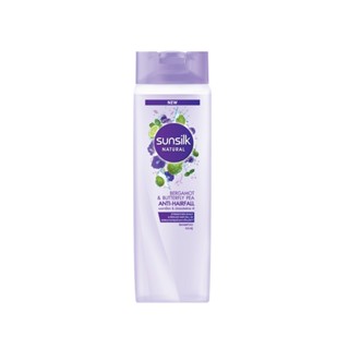 ซันซิลเนเชอรัล NATURAL แชมพู มะกรูดอัญชัญ380มลSUNSILK SHAMPOO BERGAMOT380ML