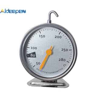 Aideepen เครื่องวัดอุณหภูมิเตาอบ สเตนเลส 50-280℃