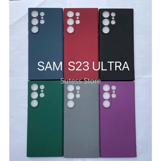 【Case】เคสโทรศัพท์มือถือซิลิโคน Tpu แบบนิ่ม ผิวด้าน ป้องกันกล้อง สําหรับ Samsung Galaxy S23 Ultra S23 Plus S22 A14 A34 A54 5G