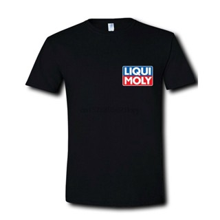 Liqui Moly Logo Motor Oil Lubricants Pocket Side Black T-Shirt_03