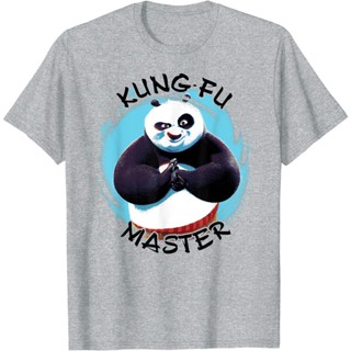 เสื้อยืด พิมพ์ลาย Kung Fu Panda Po Kung Fu Master Paint Smear Portrait แฟชั่น สําหรับเด็กผู้ชาย และผู้หญิง อายุ 12 _01