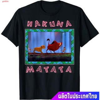 เสื้อยืดแขนสั้น Disney The Lion King Hakuna Matata Simba Timon Pumba Jungle T-Shirt Short sleeve T-shirts_01