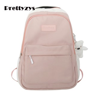 School Backpack Prettyzys 2023 Korean Large capacity 15.6 inch For Teenage Gir