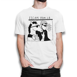    BoJack Horseman Graphic T-Shirt, Escape From L.A. Tee, All Sizes  Mens classic fashion hundred towers round nec_02