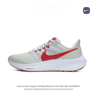 Nike Pegasus 39 Running Shoe AIR ZOOM PEGASUS air cushion Mesh Air Cushion Sneaker white red36-46