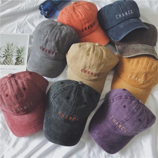 ❈♂❦Four Seasons Denim Washed Hat Women s Retro Baseball Cap Korean Version Old All-match Street Alphabet Embroidered Cap